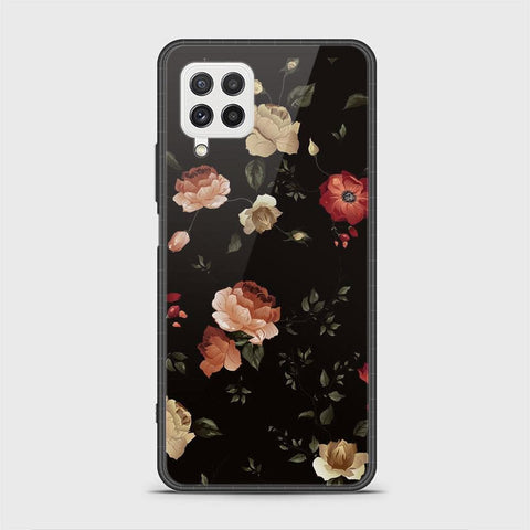 Samsung Galaxy M32 Cover- Floral Series 2 - HQ Ultra Shine Premium Infinity Glass Soft Silicon Borders Case