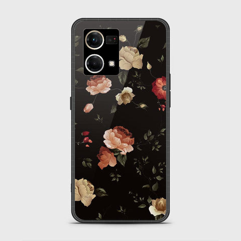 Oppo F21 Pro 4G Cover - Floral Series 2 - HQ Ultra Shine Premium Infinity Glass Soft Silicon Borders Case