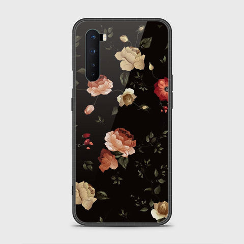 OnePlus Nord Cover- Floral Series 2 - HQ Ultra Shine Premium Infinity Glass Soft Silicon Borders Case