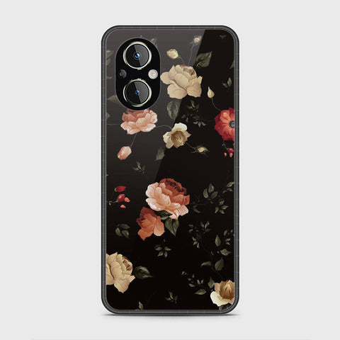 Oppo F21 Pro 5G Cover- Floral Series 2 - HQ Ultra Shine Premium Infinity Glass Soft Silicon Borders Case