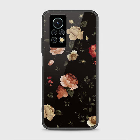 Infinix Note 11s Cover- Floral Series 2 - HQ Ultra Shine Premium Infinity Glass Soft Silicon Borders Case