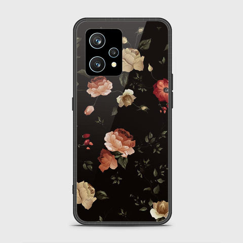 Realme 9 4G Cover- Floral Series 2 - HQ Ultra Shine Premium Infinity Glass Soft Silicon Borders Case