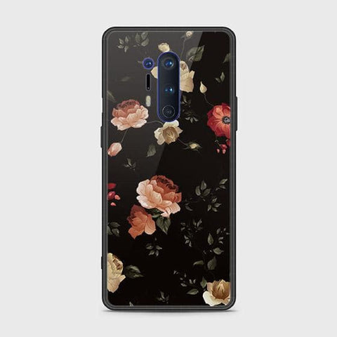 OnePlus 8 Pro Cover - Floral Series 2 - HQ Ultra Shine Premium Infinity Glass Soft Silicon Borders Case