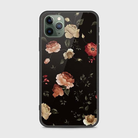 iPhone 11 Pro Cover - Floral Series 2 - HQ Ultra Shine Premium Infinity Glass Soft Silicon Borders Case