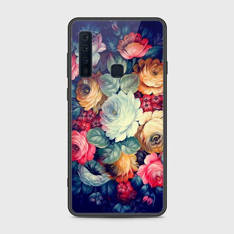 Samsung Galaxy A9 Star Pro Cover - Floral Series 2 - HQ Ultra Shine Premium Infinity Glass Soft Silicon Borders Case