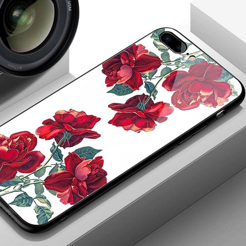 Realme 3 Cover - Floral Series 2 - HQ Ultra Shine Premium Infinity Glass Soft Silicon Borders Case