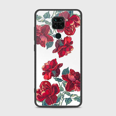 Xiaomi Redmi 10X 4G Cover - Floral Series 2 - HQ Ultra Shine Premium Infinity Glass Soft Silicon Borders Case