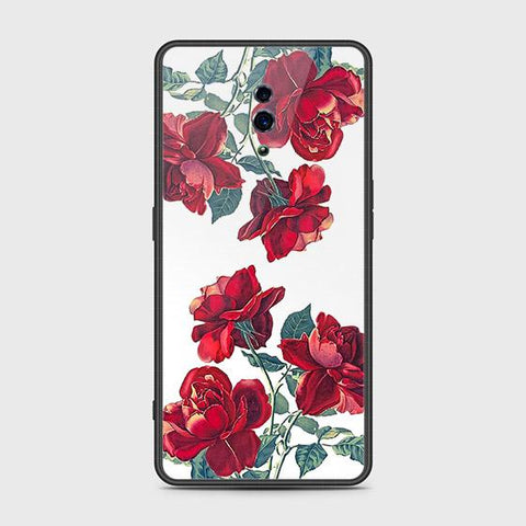 Oppo Reno Cover - Floral Series 2 - HQ Ultra Shine Premium Infinity Glass Soft Silicon Borders Case