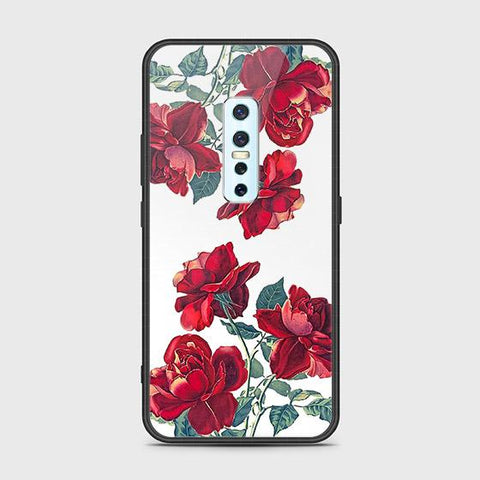 Vivo V17 Pro Cover - Floral Series 2 - HQ Ultra Shine Premium Infinity Glass Soft Silicon Borders Case