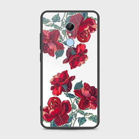 Xiaomi Redmi 5 Cover - Floral Series 2 - HQ Ultra Shine Premium Infinity Glass Soft Silicon Borders Case
