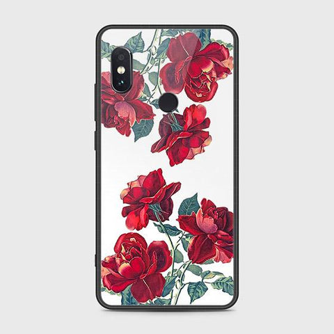 Xiaomi Redmi Note 5 Pro Cover - Floral Series 2 - HQ Ultra Shine Premium Infinity Glass Soft Silicon Borders Case