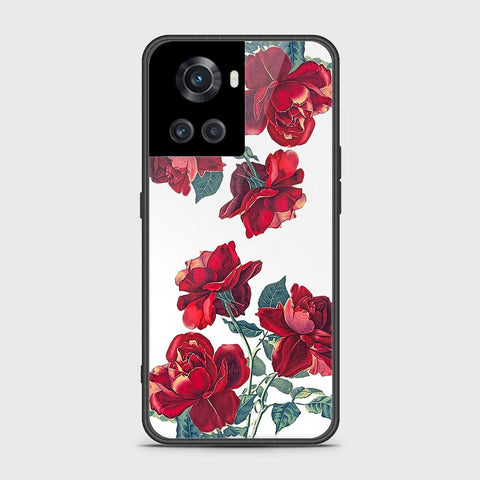 OnePlus Ace Cover- Floral Series 2 - HQ Ultra Shine Premium Infinity Glass Soft Silicon Borders Case