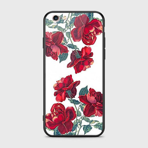 iPhone 6s Plus / 6 Plus Cover - Floral Series 2 - HQ Ultra Shine Premium Infinity Glass Soft Silicon Borders Case