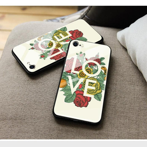 Huawei Y6p Cover - Floral Series 2 - HQ Ultra Shine Premium Infinity Glass Soft Silicon Borders Case