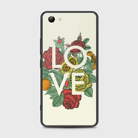 Vivo Y81 Cover - Floral Series 2 - HQ Ultra Shine Premium Infinity Glass Soft Silicon Borders Case