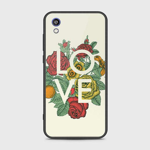 Huawei Y5 2019 Cover - Floral Series 2 - HQ Ultra Shine Premium Infinity Glass Soft Silicon Borders Case