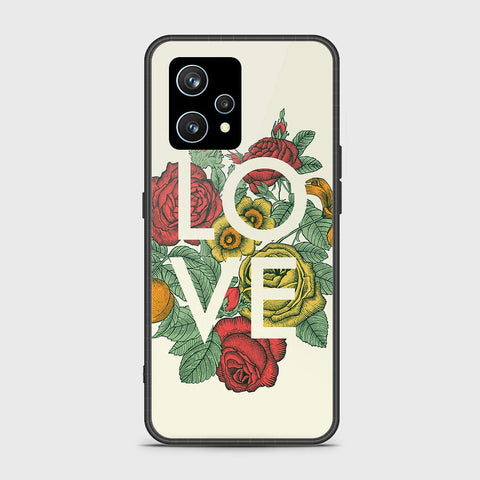 Realme 9 4G Cover- Floral Series 2 - HQ Ultra Shine Premium Infinity Glass Soft Silicon Borders Case