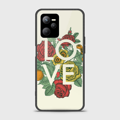 Realme Q5 Cover- Floral Series 2 - HQ Ultra Shine Premium Infinity Glass Soft Silicon Borders Case