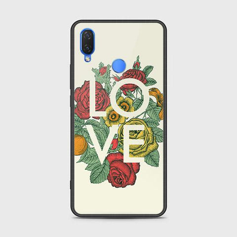 Huawei Y6 2019 / Y6 Prime 2019 Cover - Floral Series 2 - HQ Ultra Shine Premium Infinity Glass Soft Silicon Borders Case