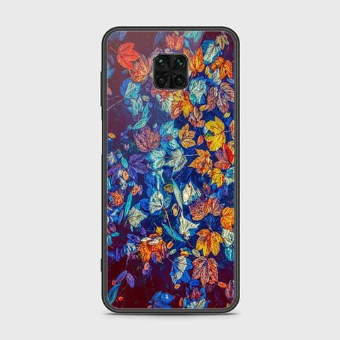 Xiaomi Redmi Note 9 Pro Cover - Floral Series 2 - HQ Ultra Shine Premium Infinity Glass Soft Silicon Borders Case