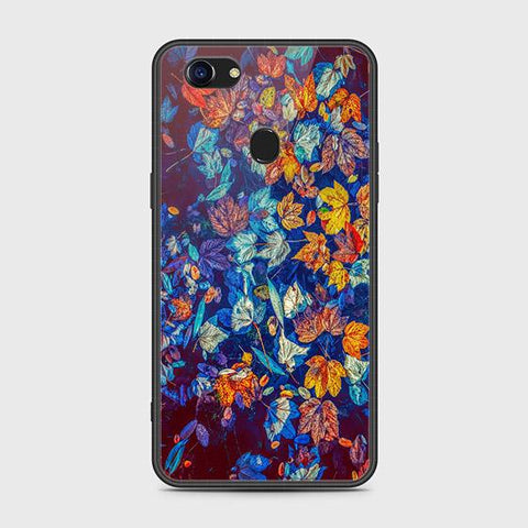 Oppo F5 Cover - Floral Series 2 - HQ Ultra Shine Premium Infinity Glass Soft Silicon Borders Case