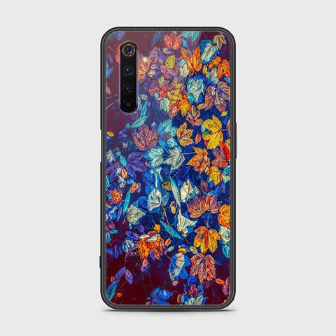 Realme 6 Pro Cover - Floral Series 2 - HQ Ultra Shine Premium Infinity Glass Soft Silicon Borders Case