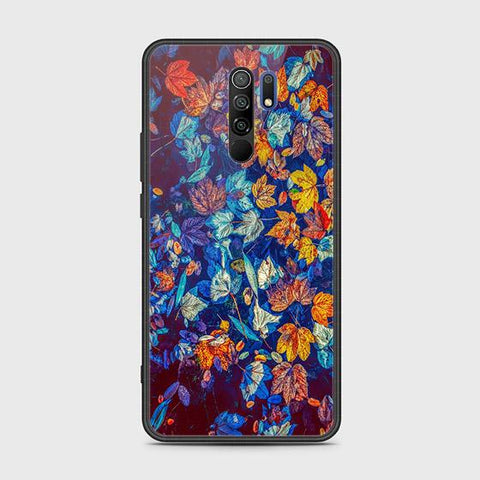 Xiaomi Redmi 9 Prime Cover - Floral Series 2 - HQ Ultra Shine Premium Infinity Glass Soft Silicon Borders Case