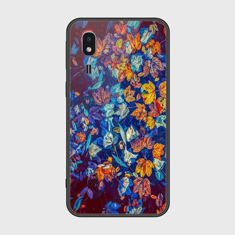 Samsung Galaxy A2 Core Cover - Floral Series 2 - HQ Ultra Shine Premium Infinity Glass Soft Silicon Borders Case