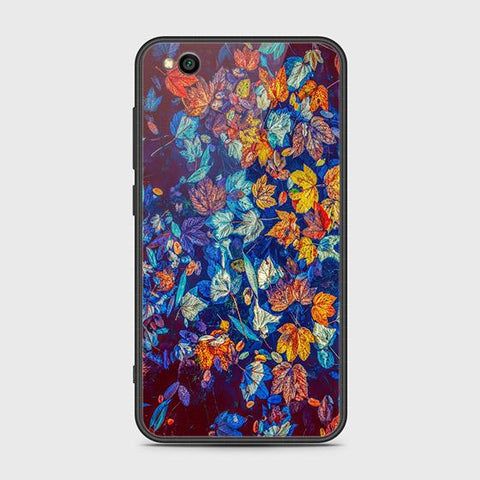 Xiaomi Redmi Go Cover - Floral Series 2 - HQ Ultra Shine Premium Infinity Glass Soft Silicon Borders Case