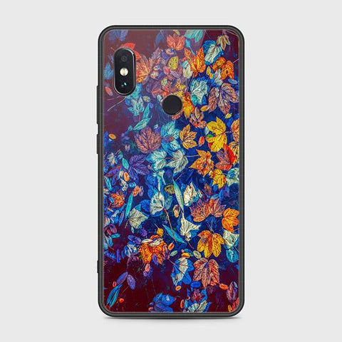 Xiaomi Redmi Note 5 Pro Cover - Floral Series 2 - HQ Ultra Shine Premium Infinity Glass Soft Silicon Borders Case