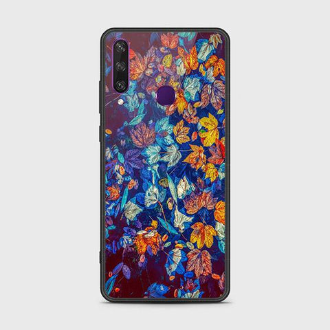 Huawei Y6p Cover - Floral Series 2 - HQ Ultra Shine Premium Infinity Glass Soft Silicon Borders Case