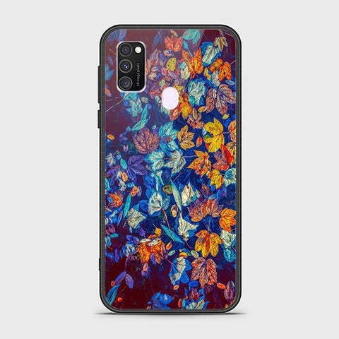 Samsung Galaxy M30s Cover - Floral Series 2 - HQ Ultra Shine Premium Infinity Glass Soft Silicon Borders Case