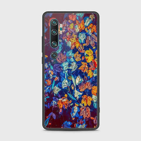 Xiaomi Mi CC9 Pro Cover - Floral Series 2 - HQ Ultra Shine Premium Infinity Glass Soft Silicon Borders Case
