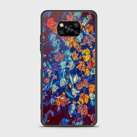 Xiaomi Poco X3 Pro Cover - Floral Series 2 - HQ Ultra Shine Premium Infinity Glass Soft Silicon Borders Case