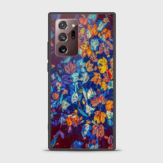 Samsung Galaxy Note 20 Ultra Cover - Floral Series 2 - HQ Ultra Shine Premium Infinity Glass Soft Silicon Borders Case (Fast Delivery)(FS)