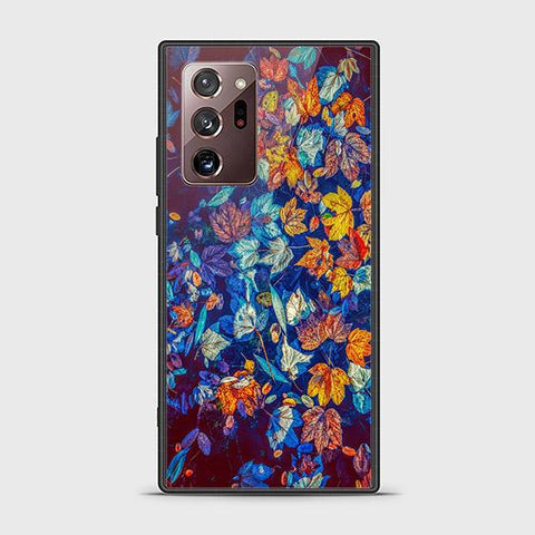 Samsung Galaxy Note 20 Ultra Cover - Floral Series 2 - HQ Ultra Shine Premium Infinity Glass Soft Silicon Borders Case