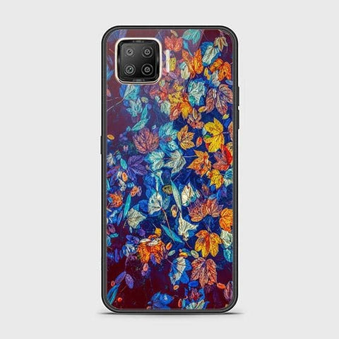 Oppo A93 Cover - Floral Series 2 - HQ Ultra Shine Premium Infinity Glass Soft Silicon Borders Case