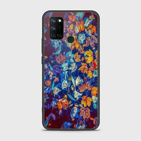 Realme C17 Cover - Floral Series 2 - HQ Ultra Shine Premium Infinity Glass Soft Silicon Borders Case
