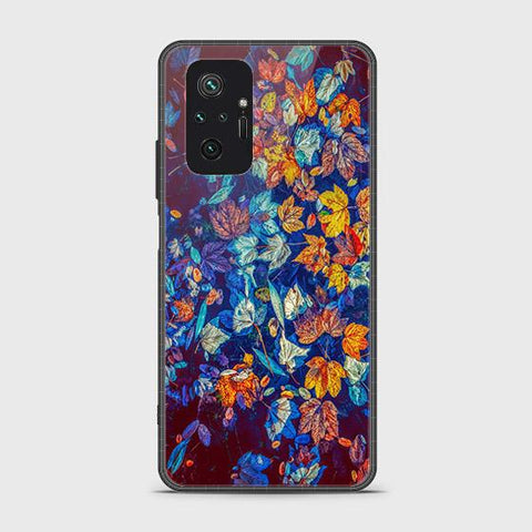 Xiaomi Redmi Note 10 Pro Max Cover - Floral Series 2 - HQ Ultra Shine Premium Infinity Glass Soft Silicon Borders Case