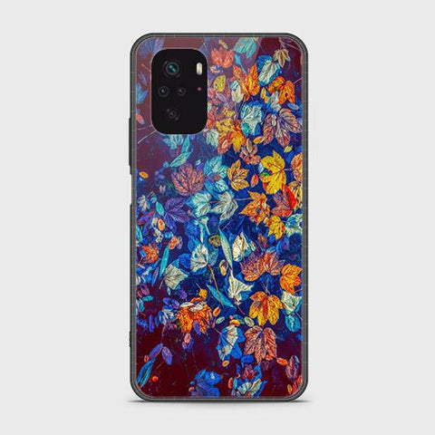 Xiaomi Redmi Note 10 4G Cover - Floral Series 2 - HQ Ultra Shine Premium Infinity Glass Soft Silicon Borders Case