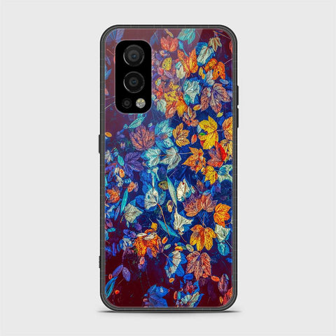 OnePlus Nord 2 Cover- Floral Series 2 - HQ Ultra Shine Premium Infinity Glass Soft Silicon Borders Case