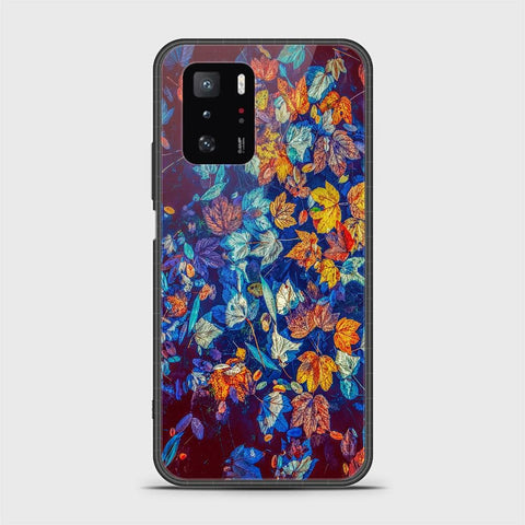 Xiaomi Poco X3 GT Cover- Floral Series 2 - HQ Ultra Shine Premium Infinity Glass Soft Silicon Borders Case