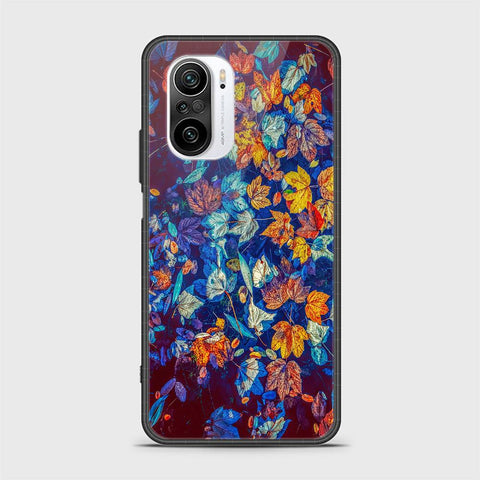 Xiaomi Poco F3 Cover- Floral Series 2 - HQ Ultra Shine Premium Infinity Glass Soft Silicon Borders Case