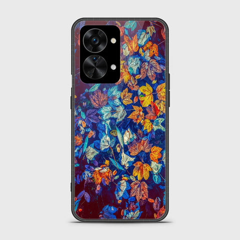 OnePlus Nord 2T Cover - Floral Series 2 - HQ Ultra Shine Premium Infinity Glass Soft Silicon Borders Case