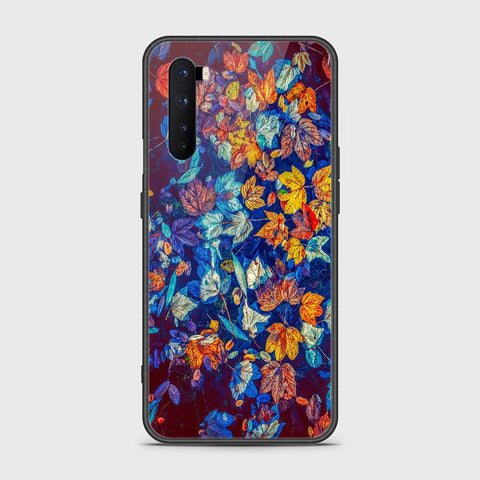 OnePlus Nord Cover- Floral Series 2 - HQ Ultra Shine Premium Infinity Glass Soft Silicon Borders Case