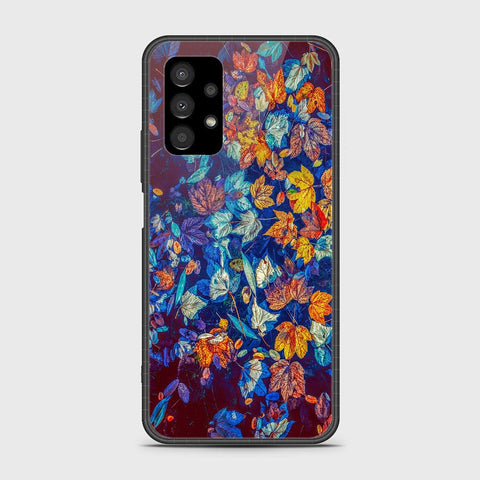 Samsung Galaxy A13 4G Cover- Floral Series 2 - HQ Ultra Shine Premium Infinity Glass Soft Silicon Borders Case