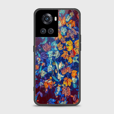 OnePlus Ace Cover- Floral Series 2 - HQ Ultra Shine Premium Infinity Glass Soft Silicon Borders Case