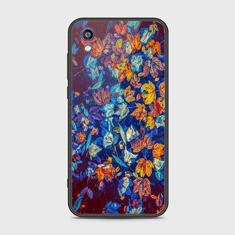 Huawei Y5 2019 Cover - Floral Series 2 - HQ Ultra Shine Premium Infinity Glass Soft Silicon Borders Case