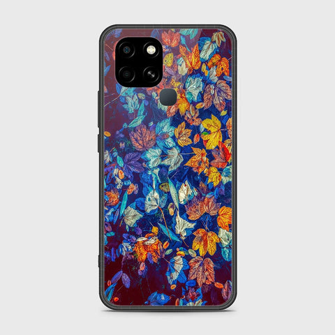 Infinix Smart 6 Cover- Floral Series 2 - HQ Ultra Shine Premium Infinity Glass Soft Silicon Borders Case