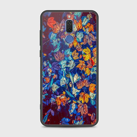 Huawei Mate 10 Lite Cover - Floral Series 2 - HQ Ultra Shine Premium Infinity Glass Soft Silicon Borders Case